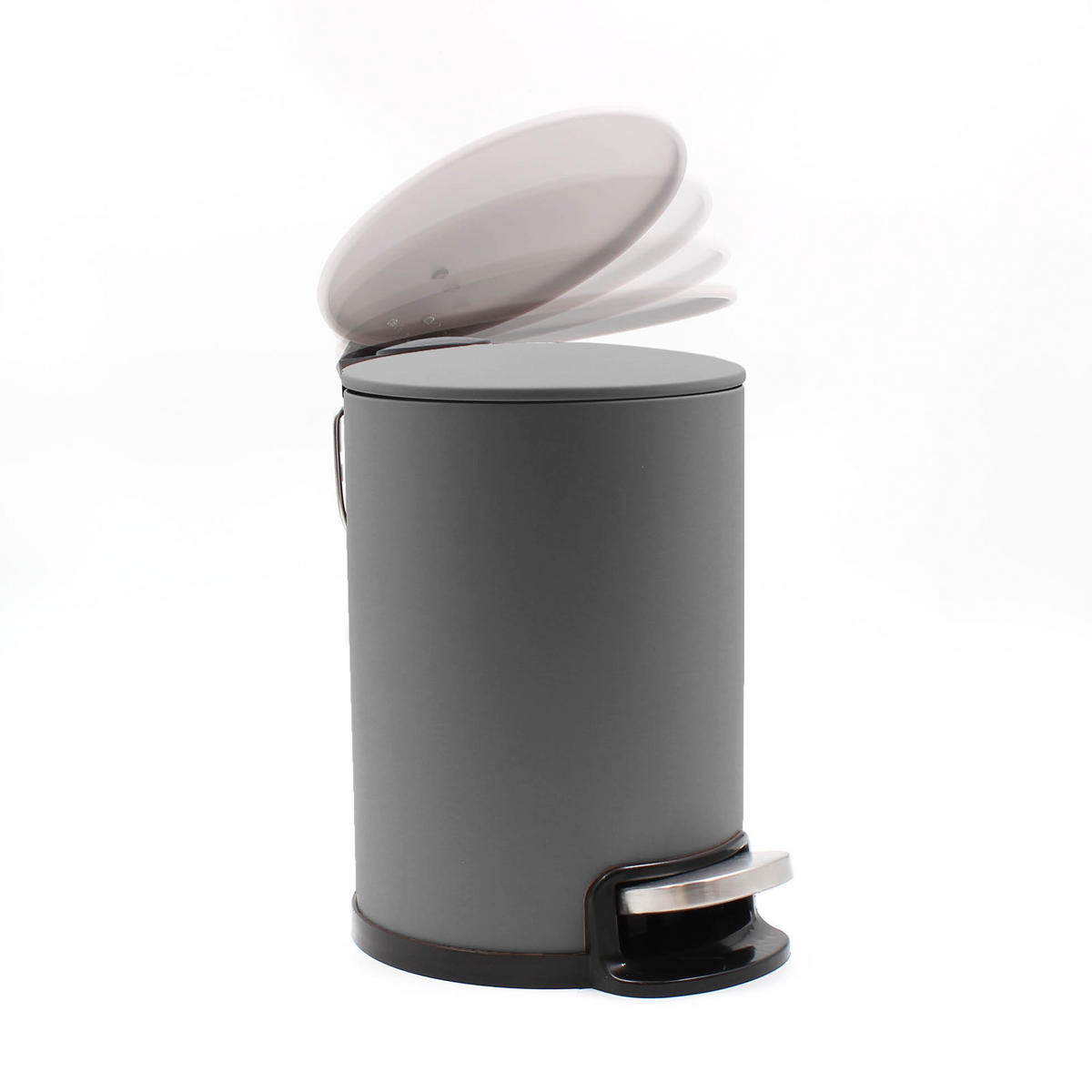 MÜLLEIMER Soft-Close 3 l Metaline - Grau, Metall (20/25/17cm) - Douceur d´intérieur