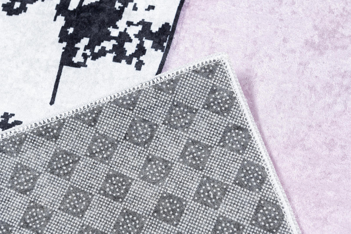 TEPPICH EMMA Rosa 160/230 cm - Rosa, Kunststoff (160/230cm) - Tapiso