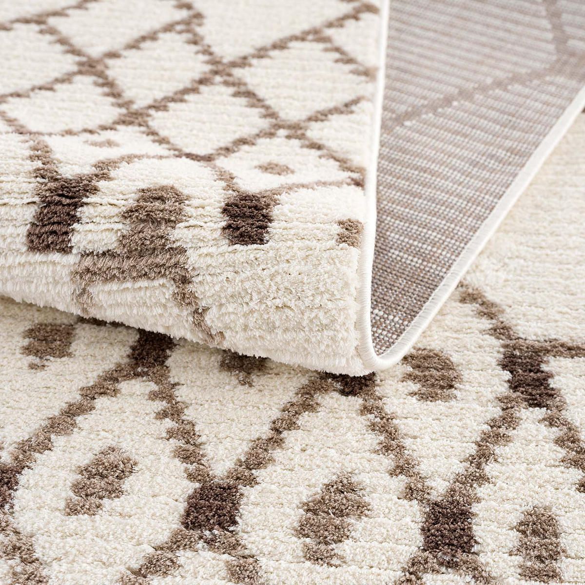 KURZFLOR-TEPPICH April 2312 Creme 80x300 cm - Creme, Textil (80/300cm) - carpet city