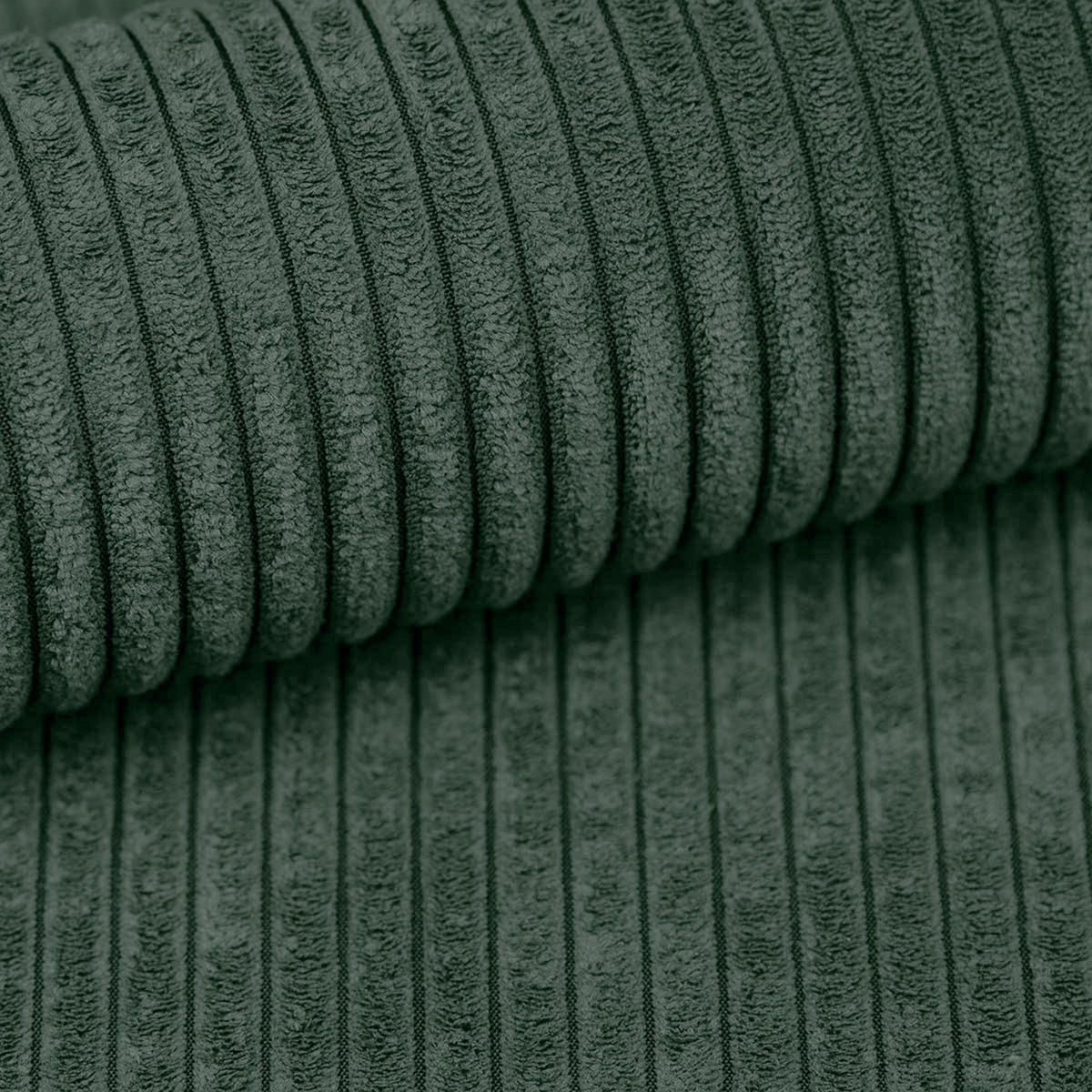ECKSOFA L Form Konak Flaschengrün 276/201/90 cm Links mit Schlaffunktion - Dunkelgrün/Silberfarben, Textil/Metall (203/276cm) - AX Living