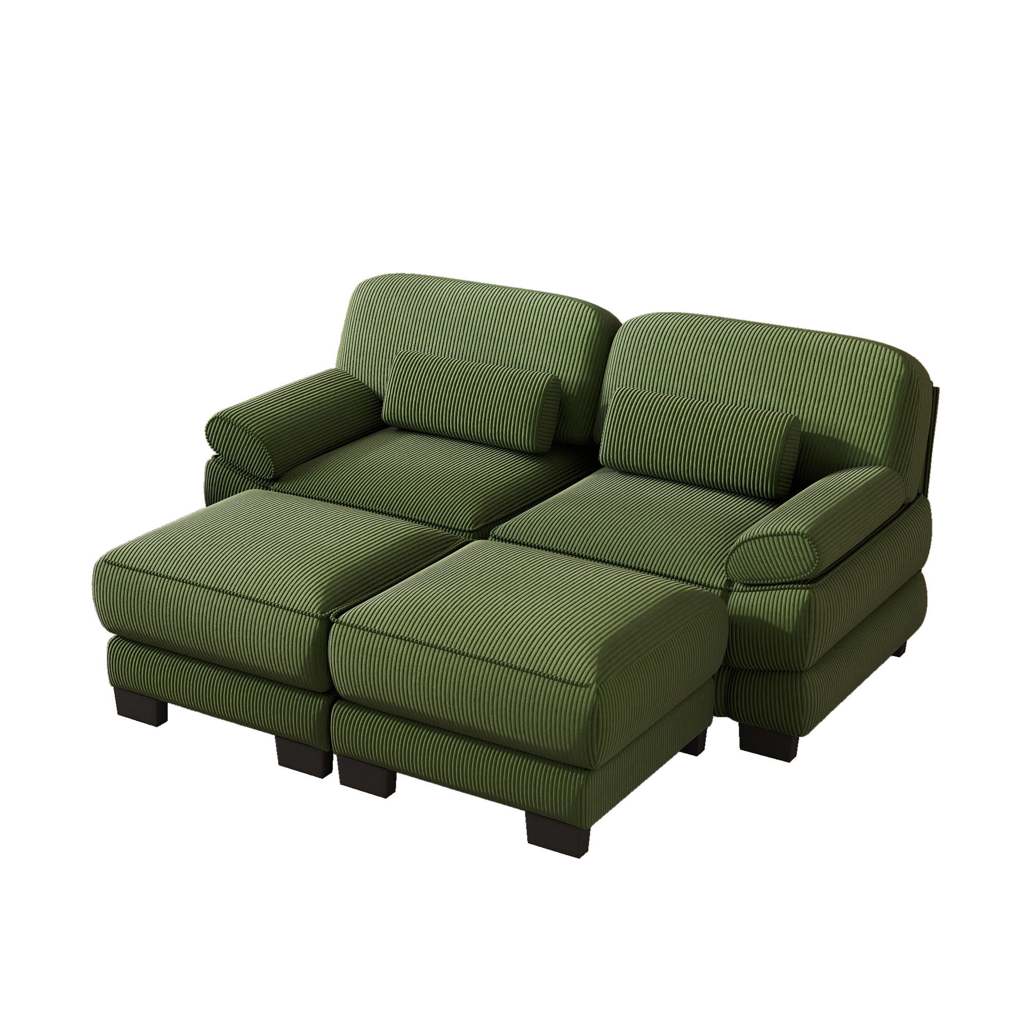 ComfortXL 2-Sitzer-Sofa Grün 194x94x161 cm
