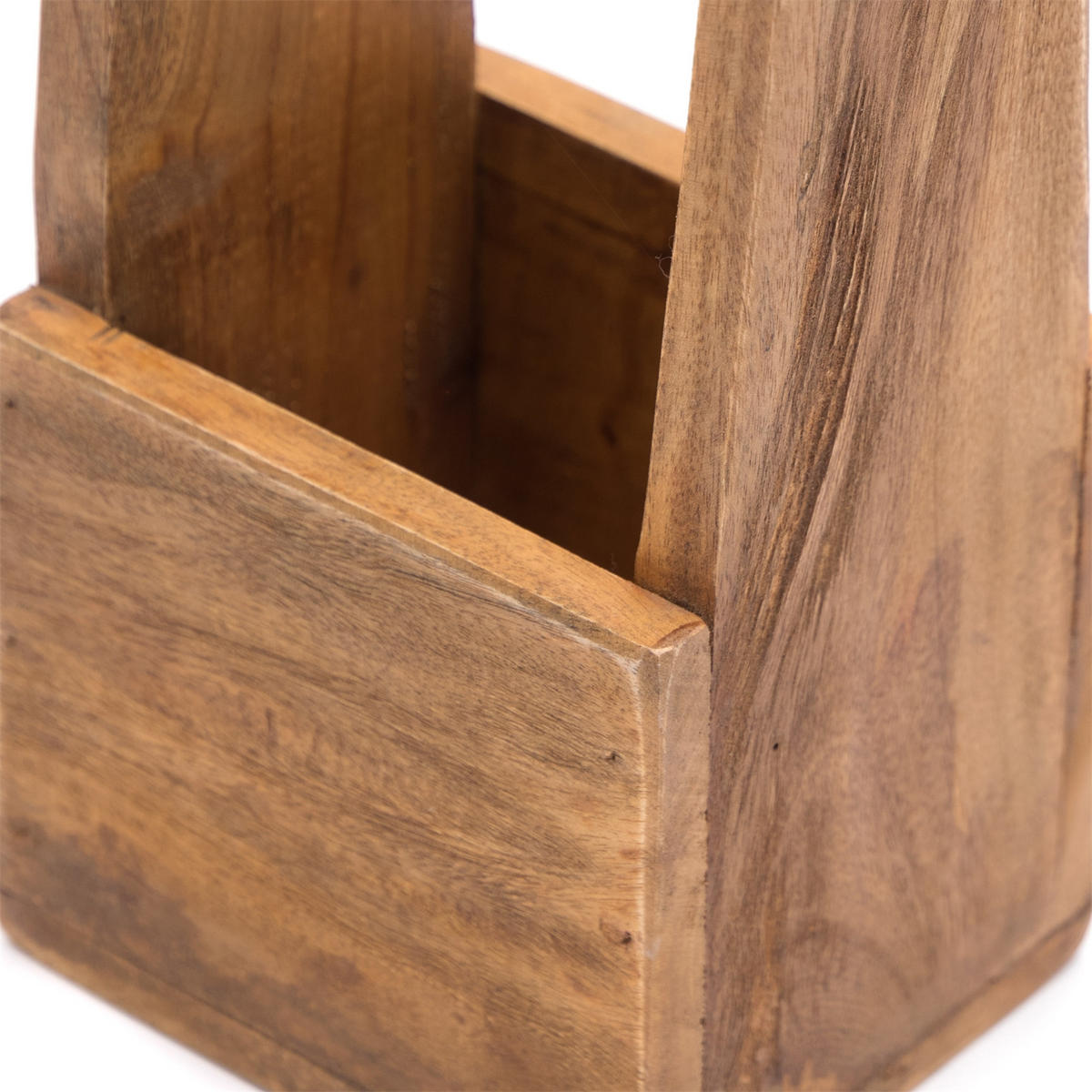 FLASCHENHALTER Porte Mahagoni Massivholz naturfarben - Naturfarben, Holz (14/40/12cm) - CREEDWOOD