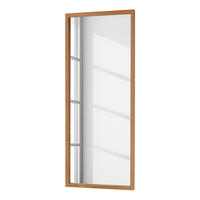 SPIEGEL - Eiche massiv - Eichefarben, Holz (50/120/2cm) - home24