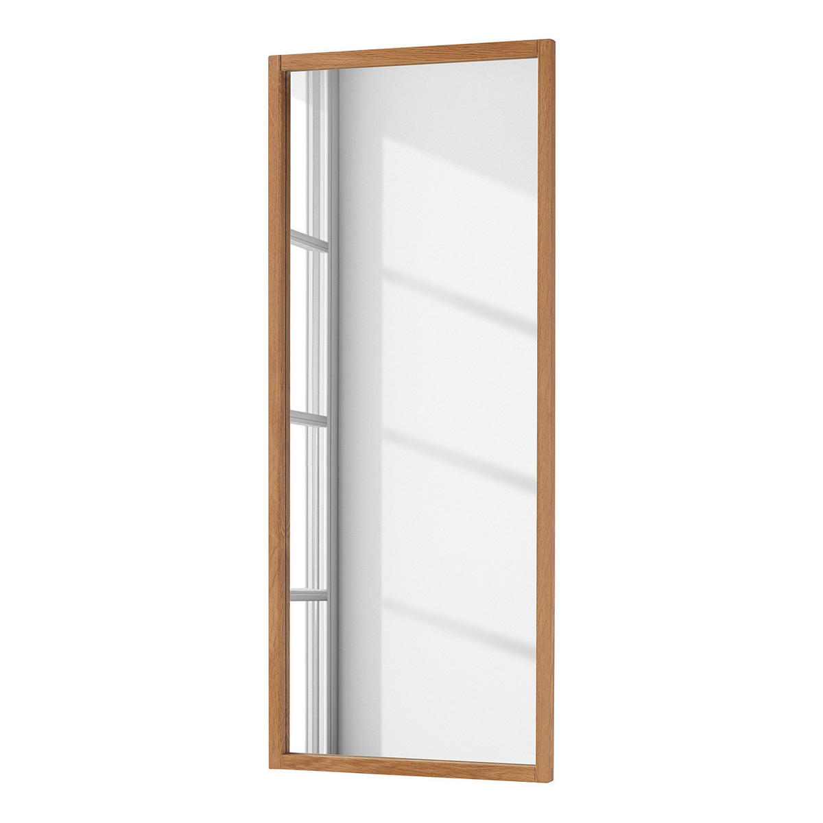 SPIEGEL - Eiche massiv - Eichefarben, Holz (50/120/2cm) - home24