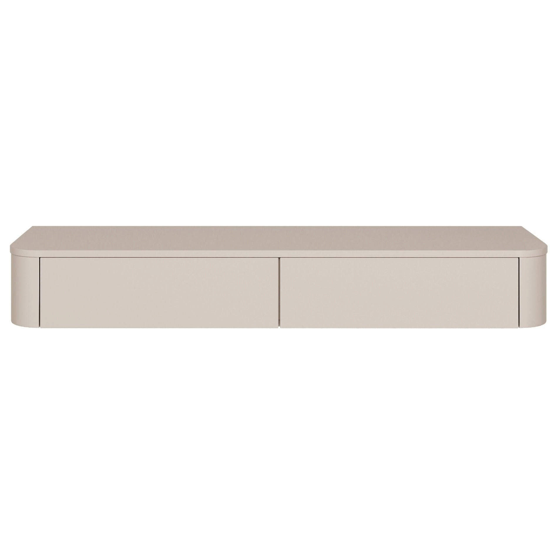 Selsey TV stolek Luvio závěsný kašmírově šedý 140/20/39 cm