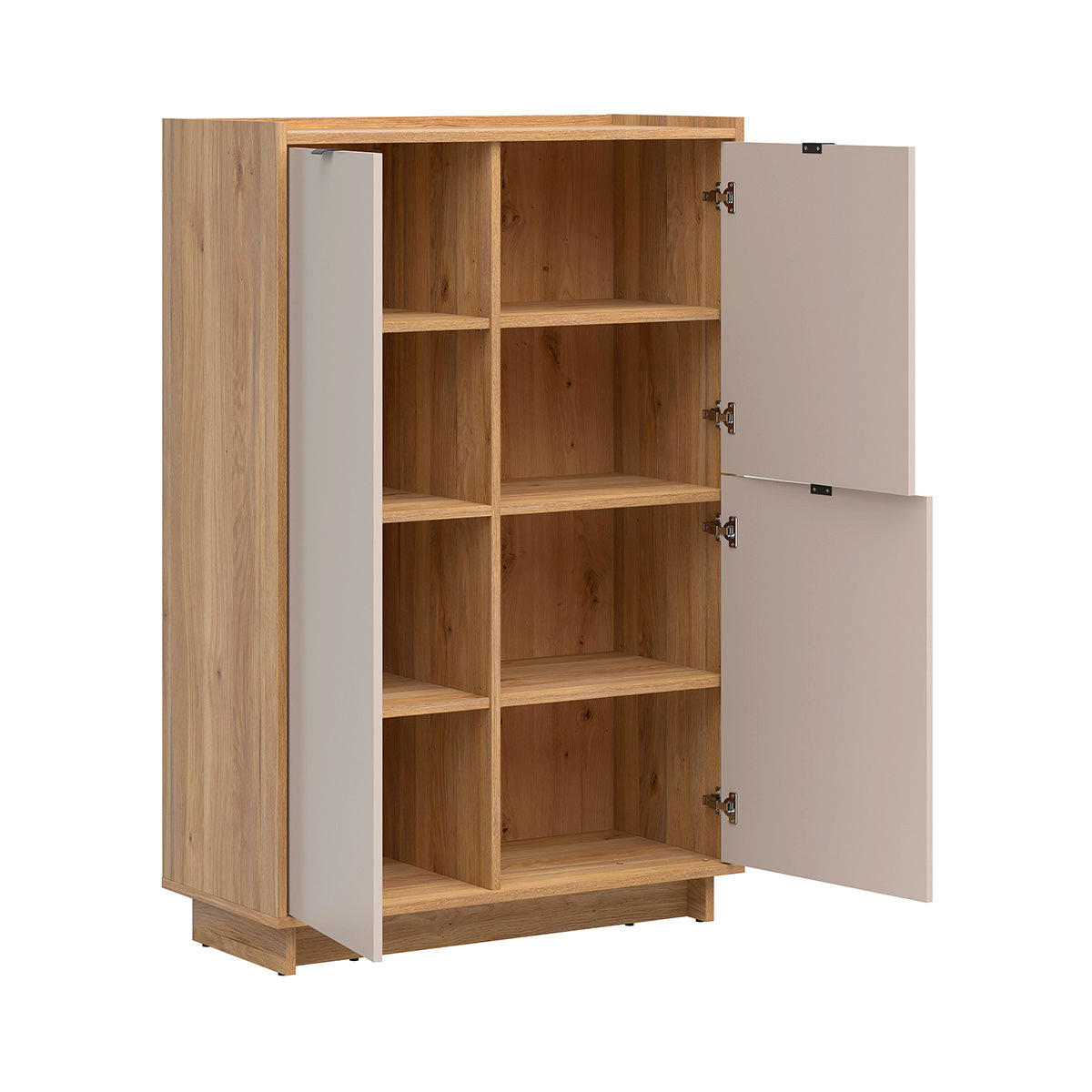 KOMODA Donna Kašmír - béžová, kompozitné drevo (96/145/42cm) - Petits-meubles