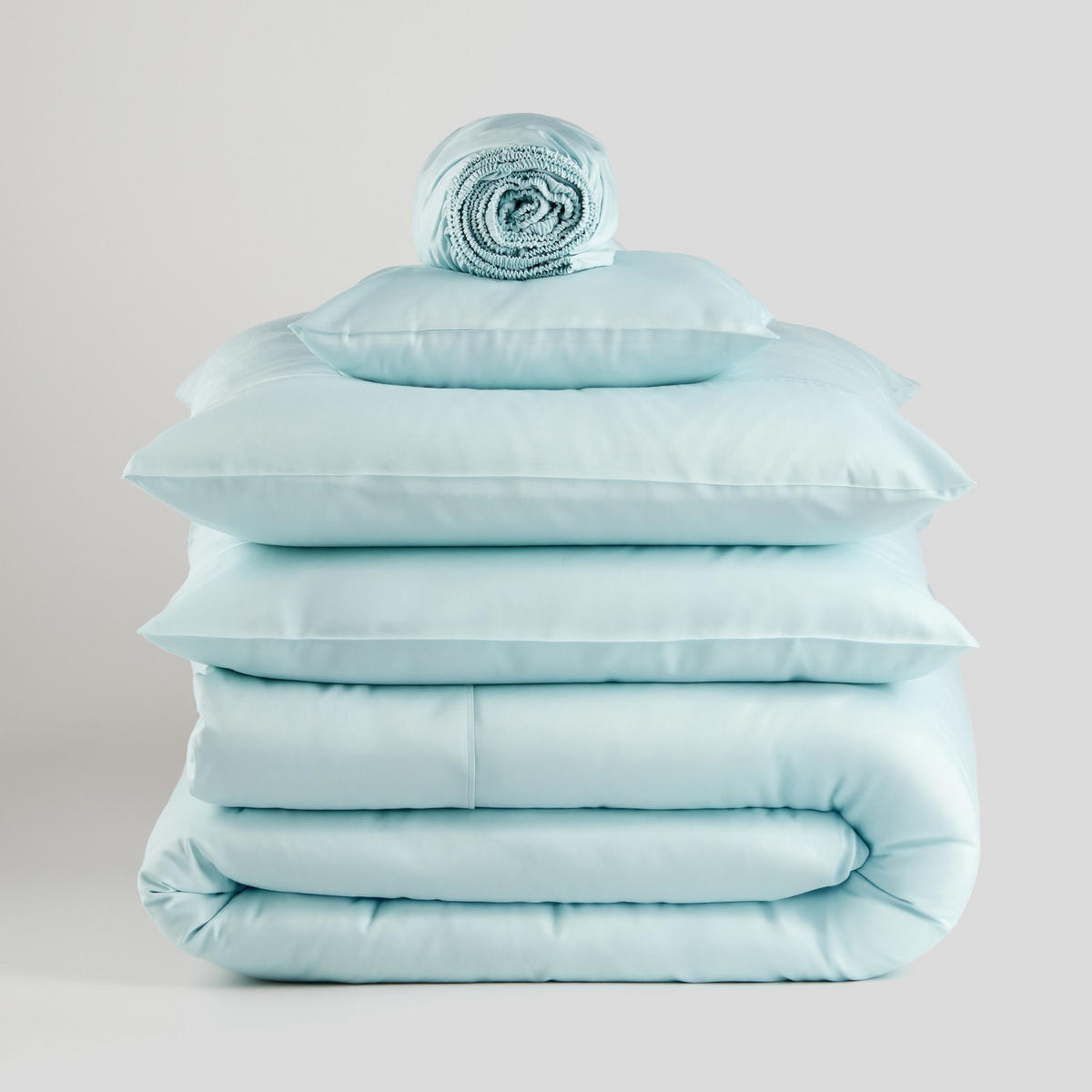 BETTWÄSCHE Satinette - Türkis, Textil (200/220cm) - home&you