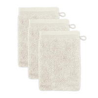 WASCHHANDSCHUH SUPERWUSCHEL 3ER PACK - Naturfarben, Textil (15/20cm) - MÖVE