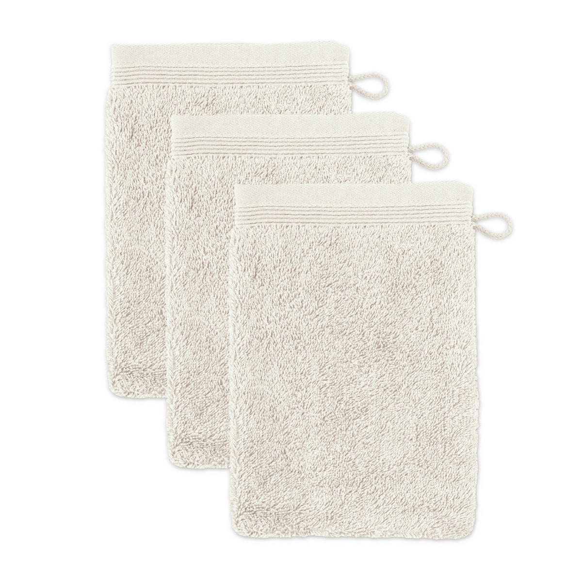 WASCHHANDSCHUH SUPERWUSCHEL 3ER PACK - Naturfarben, Textil (15/20cm) - MÖVE