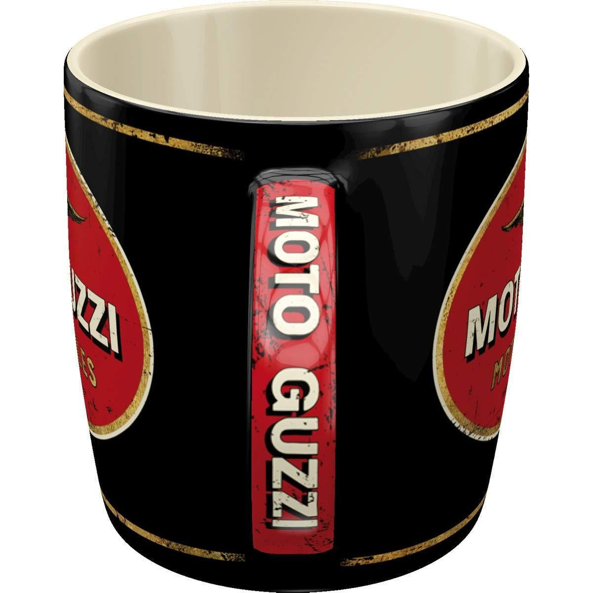 KAFFEETASSE 330 ml Moto Guzzi Moto Guzzi Logo Motorcycles - Multicolor, Keramik (0.33L) - Nostalgic-Art