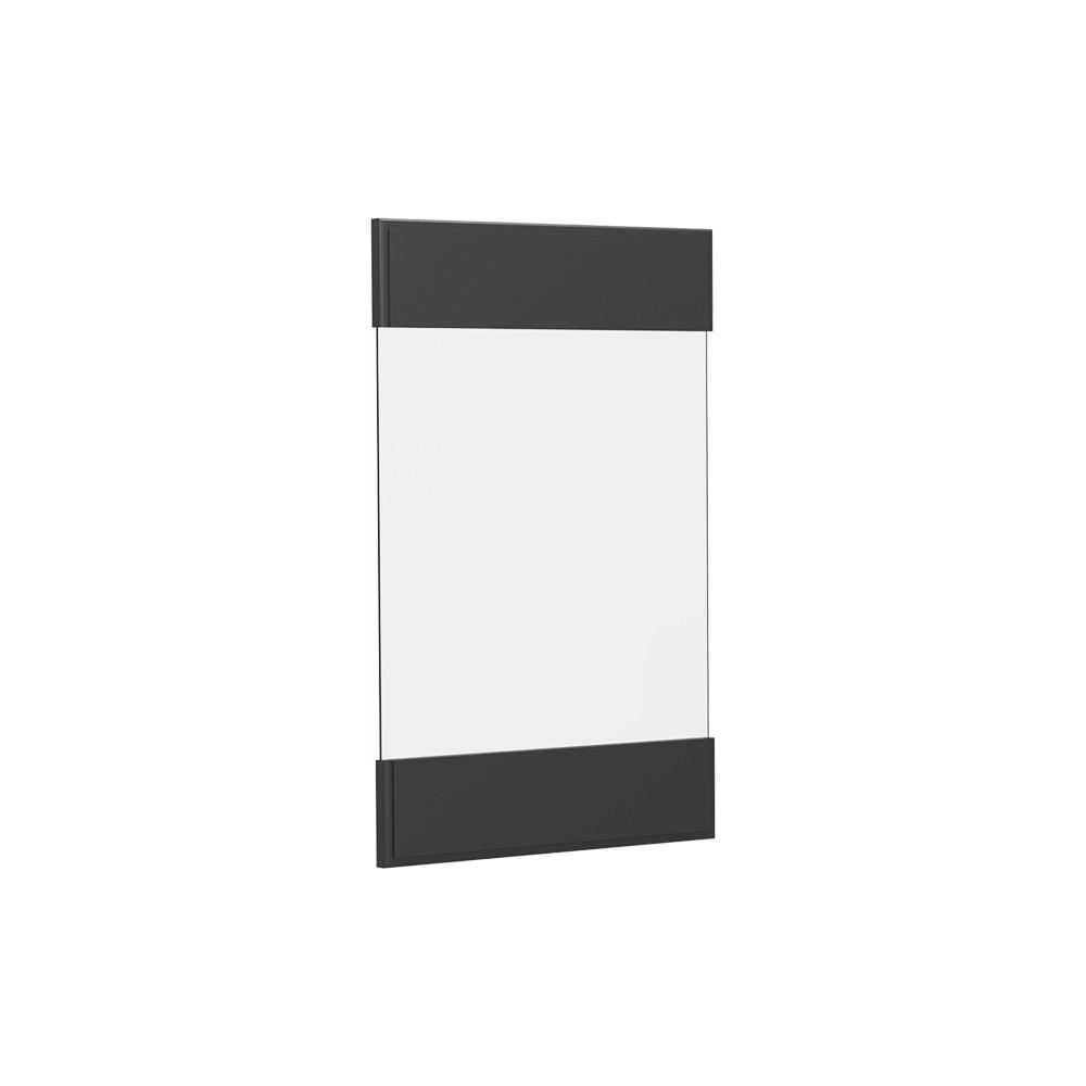 KÖKSFRONT R-Line Antracit hus på landet 39.6x59 cm möbelfront för väggskåp med glas 59/39.6/1.6 cm