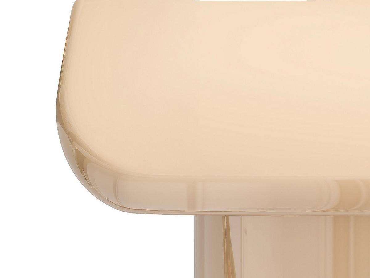 KONSOLENTISCH - 120 cm x 35 cm - Holz, Platte - Beige - RABIRI - Beige, Holz (35/120/81cm) - Vente-Unique