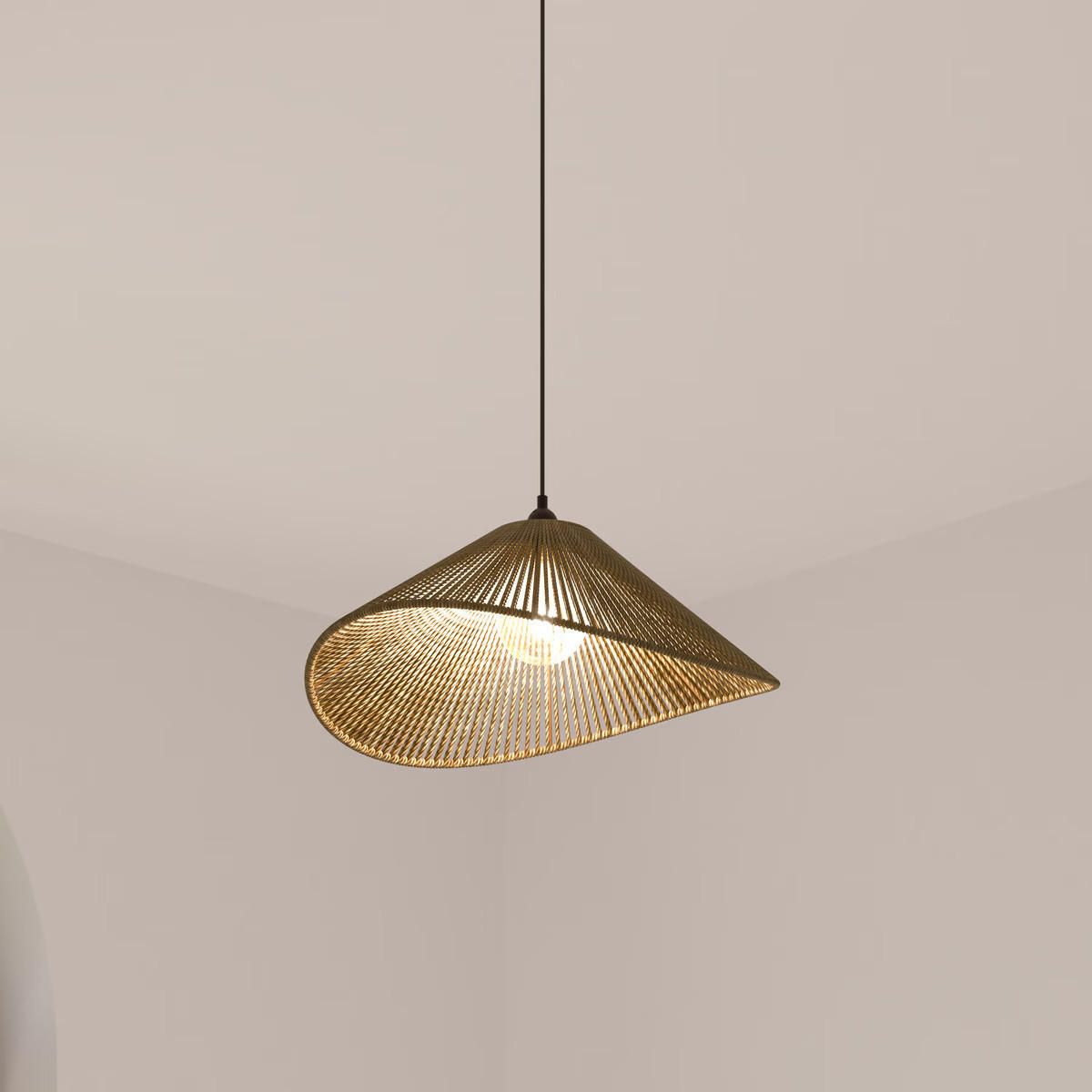 HÄNGELAMPE Myha 58 cm - Braun, Metall (58/47/20cm) - Atmosphera Createur d´interieur