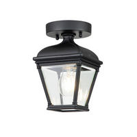ELSTEAD Bayview Aufbau-Downlight für den Außenbereich Schwarz, IP44 - Schwarz, Metall (14.2/14.2/22.4cm) - Elstead Lightning