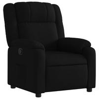 RELAXSESSEL Schwarz Stoff - Schwarz, Textil (95/99/77cm) - vidaXL