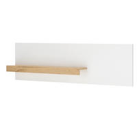 WANDREGAL Crisp-61 - Weiß, Holzwerkstoff (140/40/17cm) - Lomado