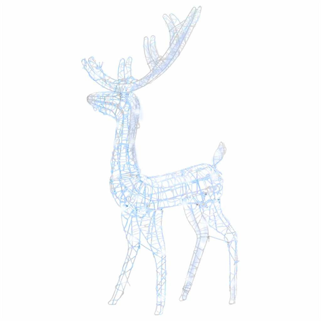 vidaXL Weihnachtsdekoration Weiß 41x120x70 cm