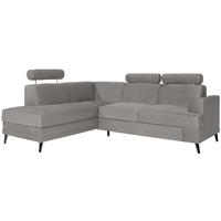ECKSCHLAFSOFA Kordian links beige - Beige, Textil (250/200cm) - Beautysofa