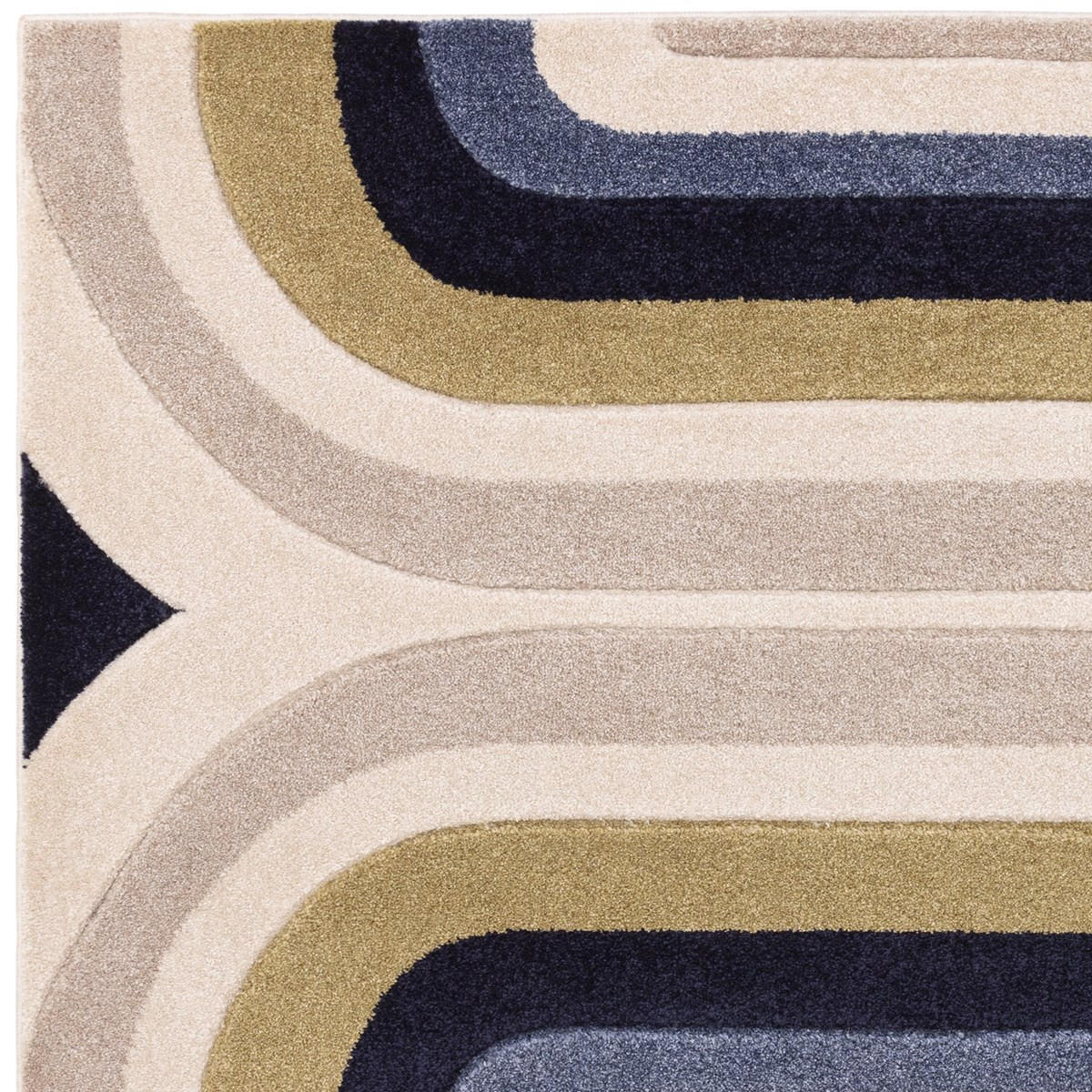 TEPPICH Moderner für Wohn- und Schlafzimmer LINY Blau 160 x 230 cm - Blau, Textil (160/230cm) - Novatrend