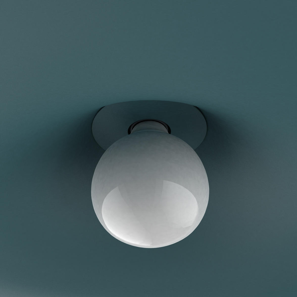 HÄNGELEUCHTE - Blau, Metall (57/57/27cm) - Lumicom