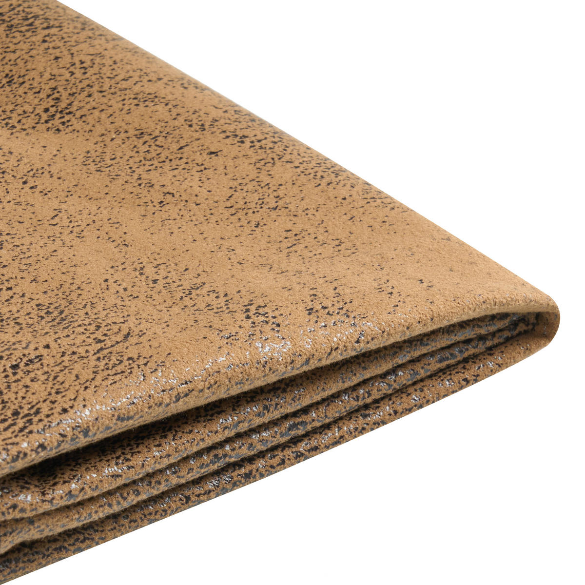 POLSTERBETT 140/200cm Braun Fitou - Braun, Textil (140/200cm) - Beliani