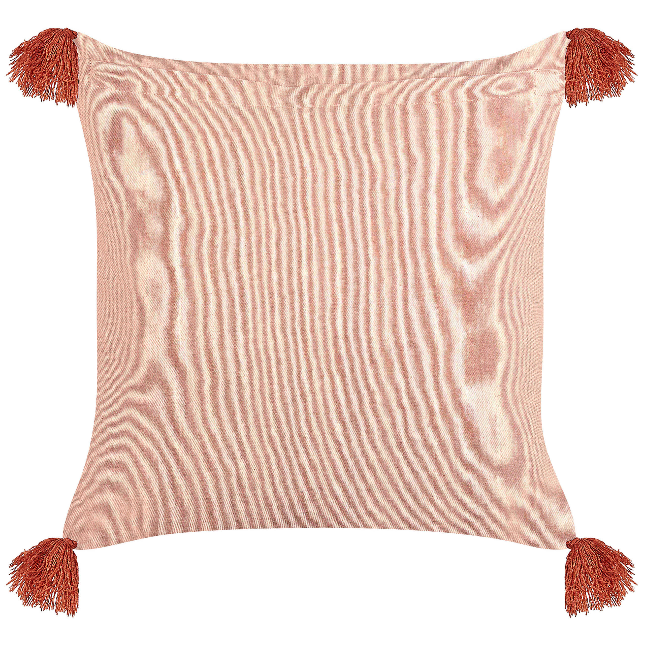 DEKOKISSEN Rosa 45/45 cm Rumhora - Pink, Textil (45/45cm) - Beliani