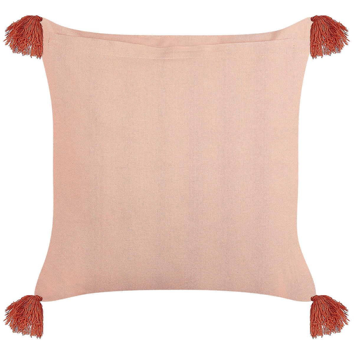 DEKOKISSEN Rosa 45/45 cm Rumhora - Pink, Textil (45/45cm) - Beliani
