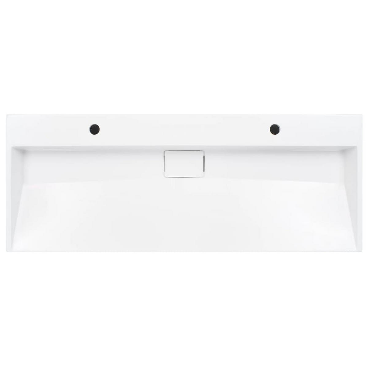 WASCHBECKEN Landers 120/46/11 cm - Weiß, Stein (120/11/46cm) - Nettlife