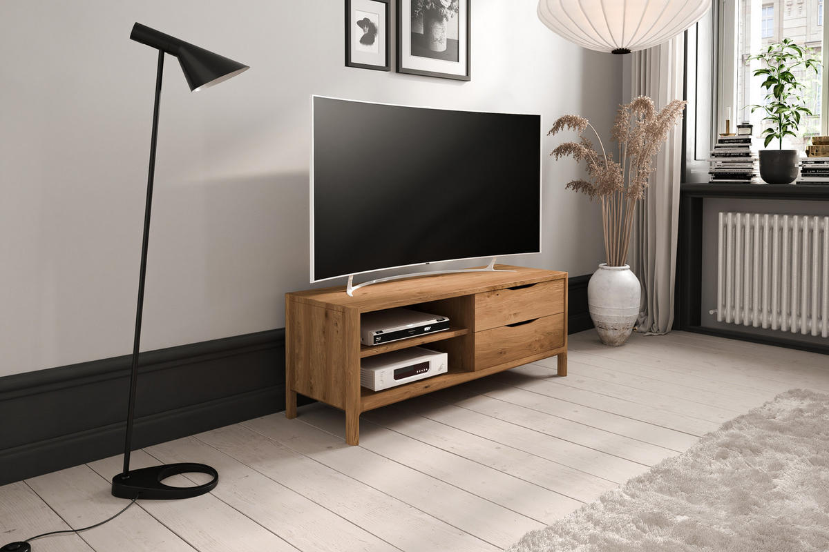 TV-SCHRANK PAUL Wildeiche - Wildeiche, Holz (111/48/50cm) - byoak