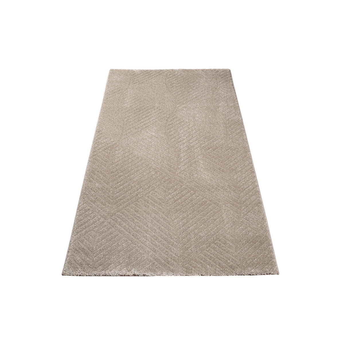KURZFLOR-TEPPICH Fancy 904 Beige 80x150 cm - Beige, Textil (80/150cm) - carpet city
