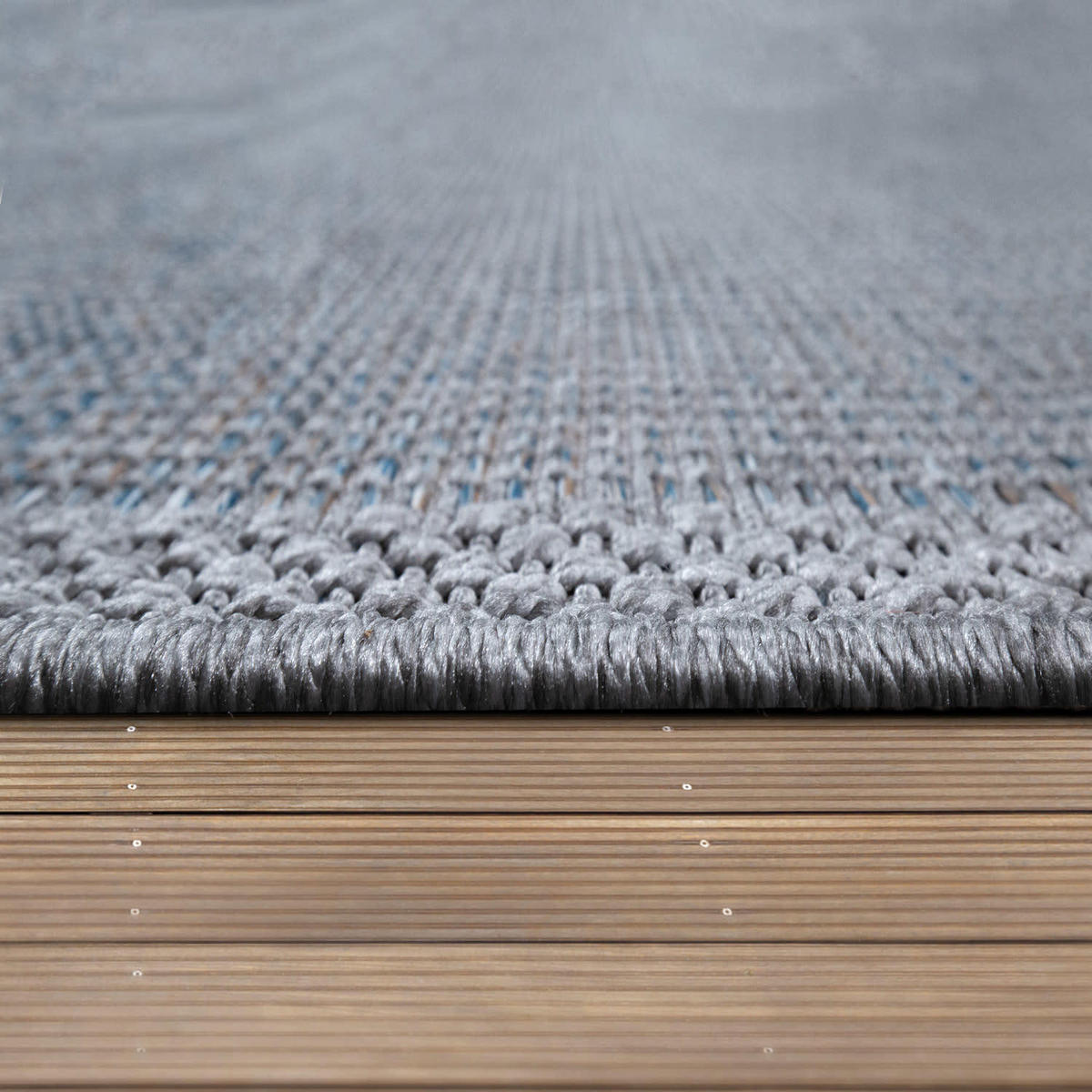 OUTDOORTEPPICH 240/340 cm Quebec 135 - Blau, Kunststoff (240/340cm) - Paco Home