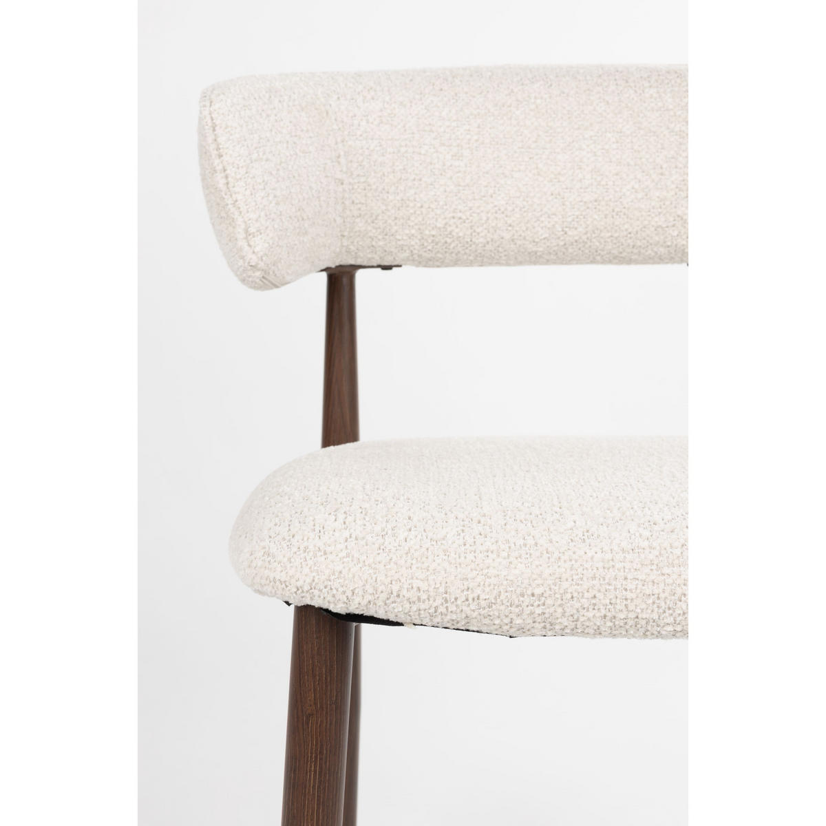 ESSZIMMERSTUHL Stanley - 2 er Set - Beige/Braun, Metall (57.5/79/48cm) - Housecraft Living