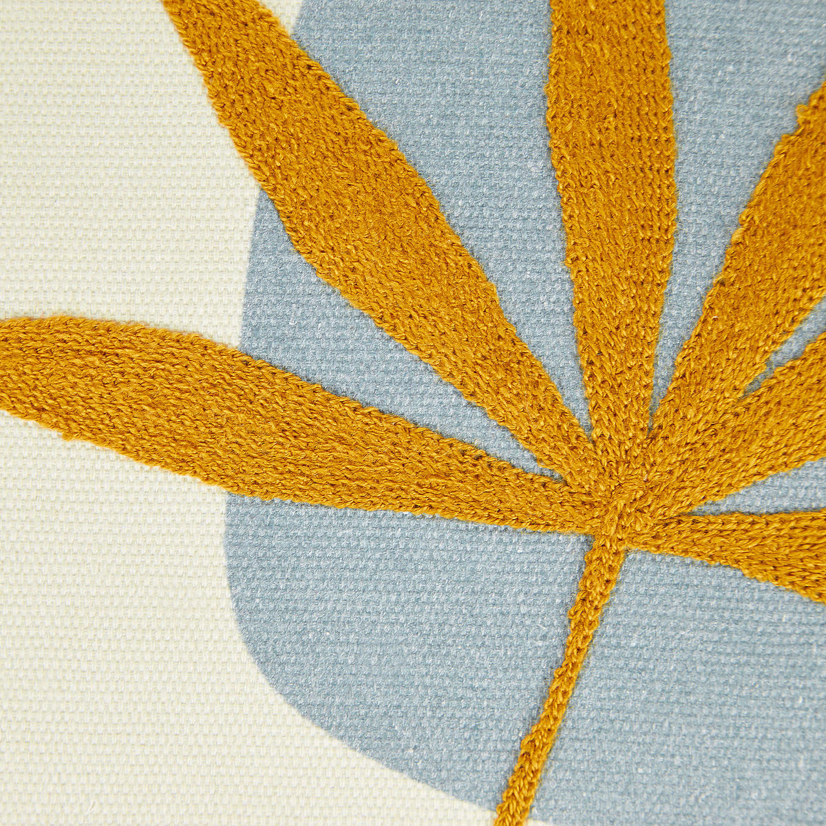 DEKOKISSEN 2er-Set Beige 45/45 cm Davallia - Beige, Textil (45/45cm) - Beliani