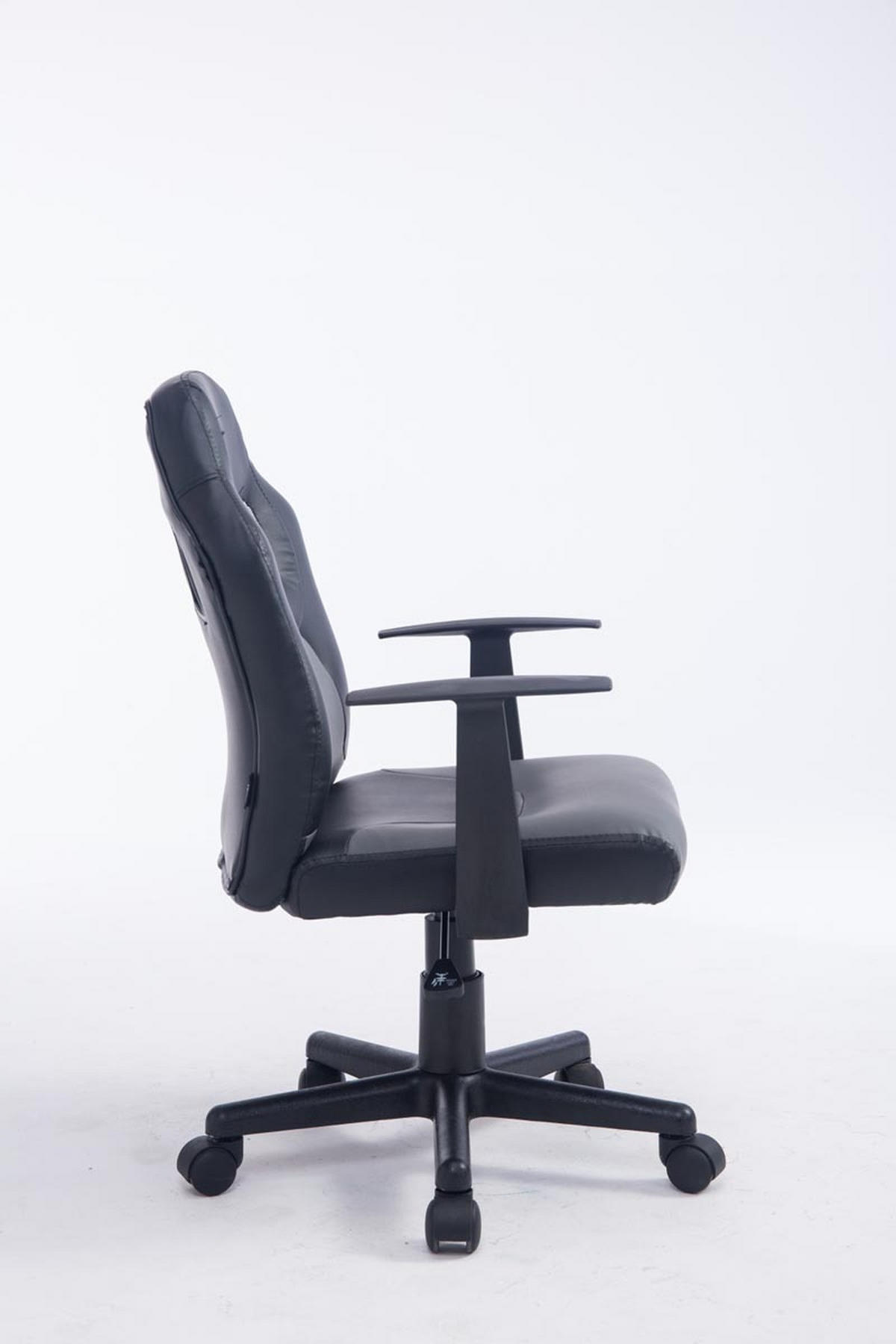 BÜROSTUHL Funny, Kunstleder Schwarz/Grau - Grau, Kunststoff/Textil (56/93/59cm) - TPFLiving
