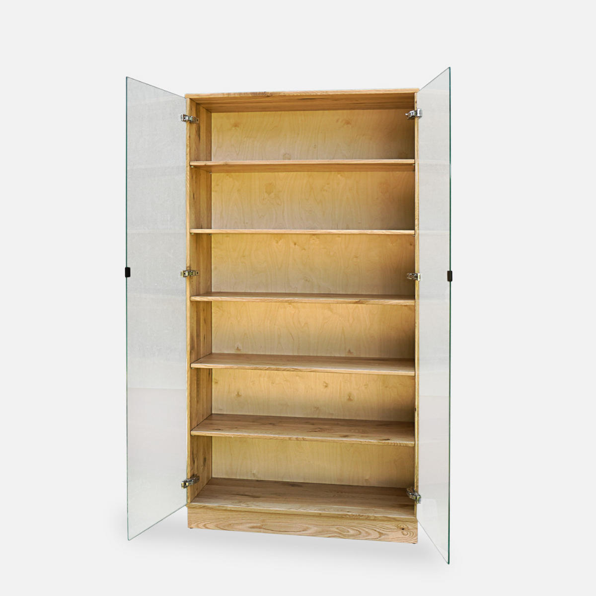 BÜCHERSCHRANK mit Einlegeböden für das Wohnzimmer ANDORA - Eichefarben, Holz (100/200/40cm) - Rawood Furniture