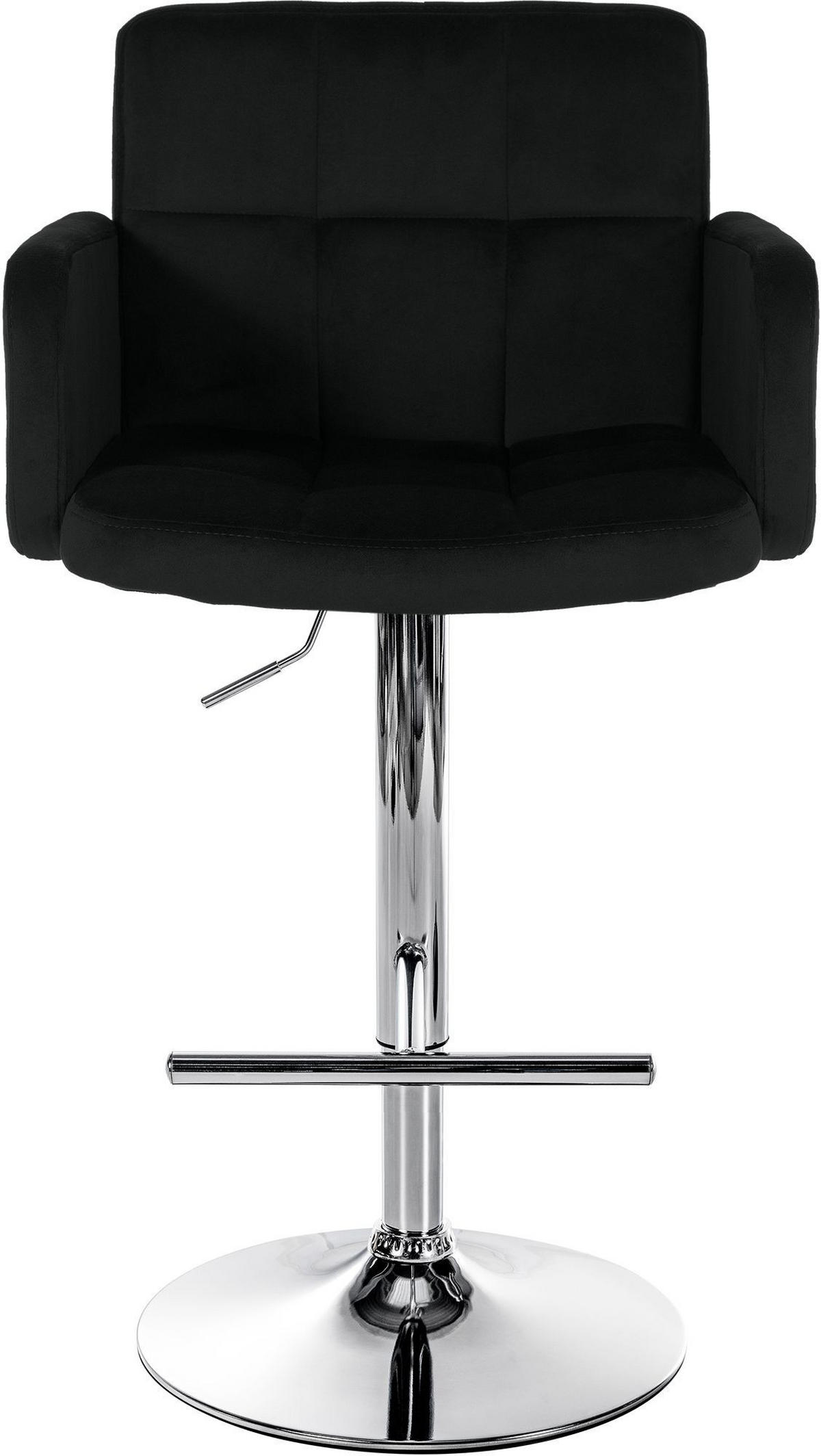 BARHOCKER Los Angeles 93x60x56 cm schwarz - Schwarz, Textil (60/93/56cm) - furnicato
