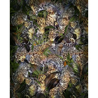 FOTOTAPETE Leopard 200 x 250 cm - Grün, Papier (200/250cm) - Sanders & Sanders