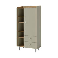 KOMMODE – 80 cm – ALESSIO System – Grau - Grau, Holzwerkstoff (80/170/42cm) - hi-markt