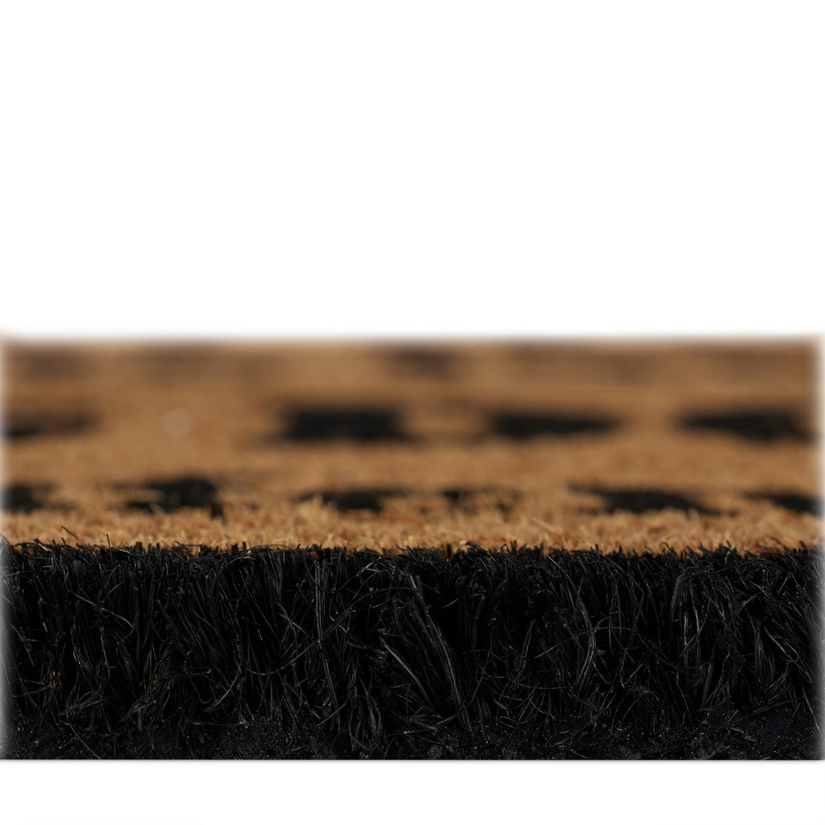 FUSSMATTE - Hellbraun, Kunststoff/Textil (60/40cm) - Relaxdays