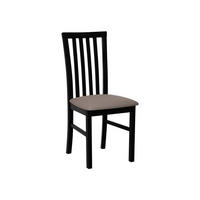 STUHL Milano I, Holzfarbe: Schwarz - Schwarz/Bronzefarben, Holz (43/93/40cm) - MIRJAN24