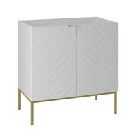 WASCHTISCHUNTERSCHRANK 80cm Daria Weiß - Weiß, Holzwerkstoff (80/82/45.8cm) - Petits-meubles