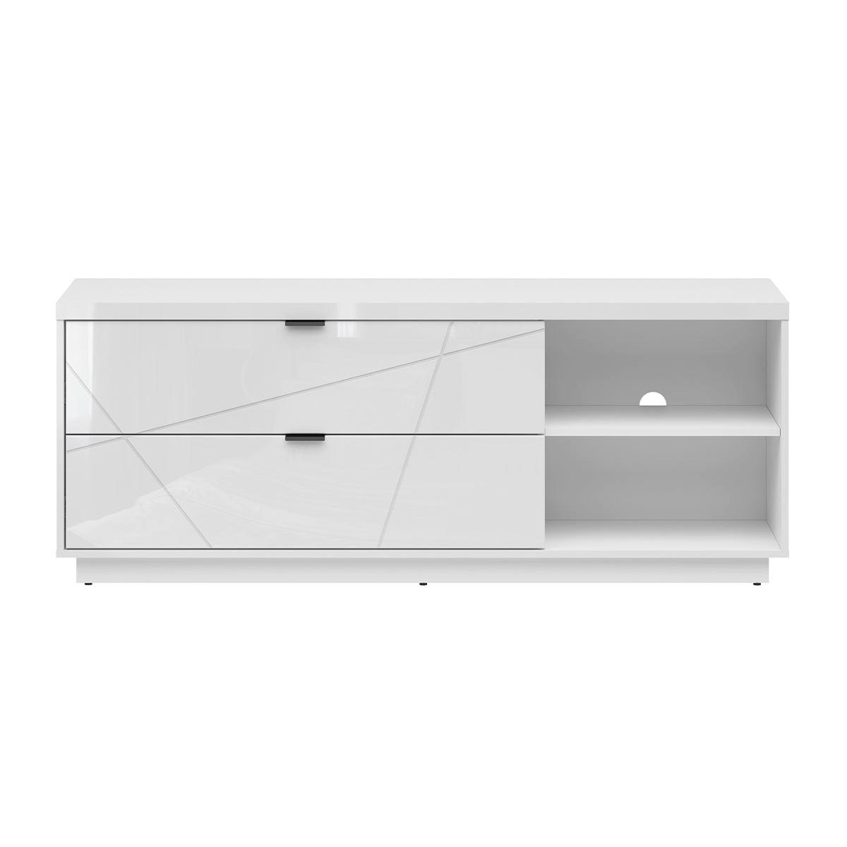 TV-MÖBEL Sven Weiß - Weiß, Holzwerkstoff (156/61/43cm) - Petits-meubles