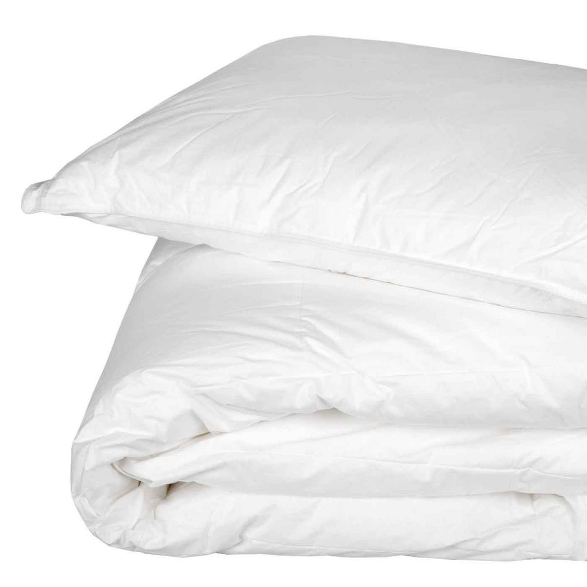 KINDERBETTSET Sommerdecke 120/150 cm & Kissen 40/60 cm - Weiß, Textil (120/150cm) - Homescapes