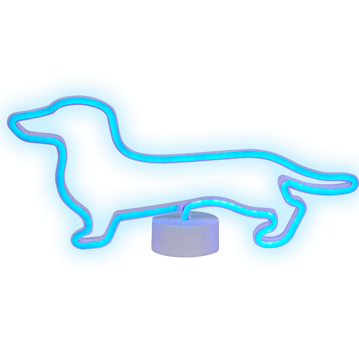 NEONLICHT Francis 8/44/20 cm - Blau, Kunststoff (8/44/20cm) - Beliani