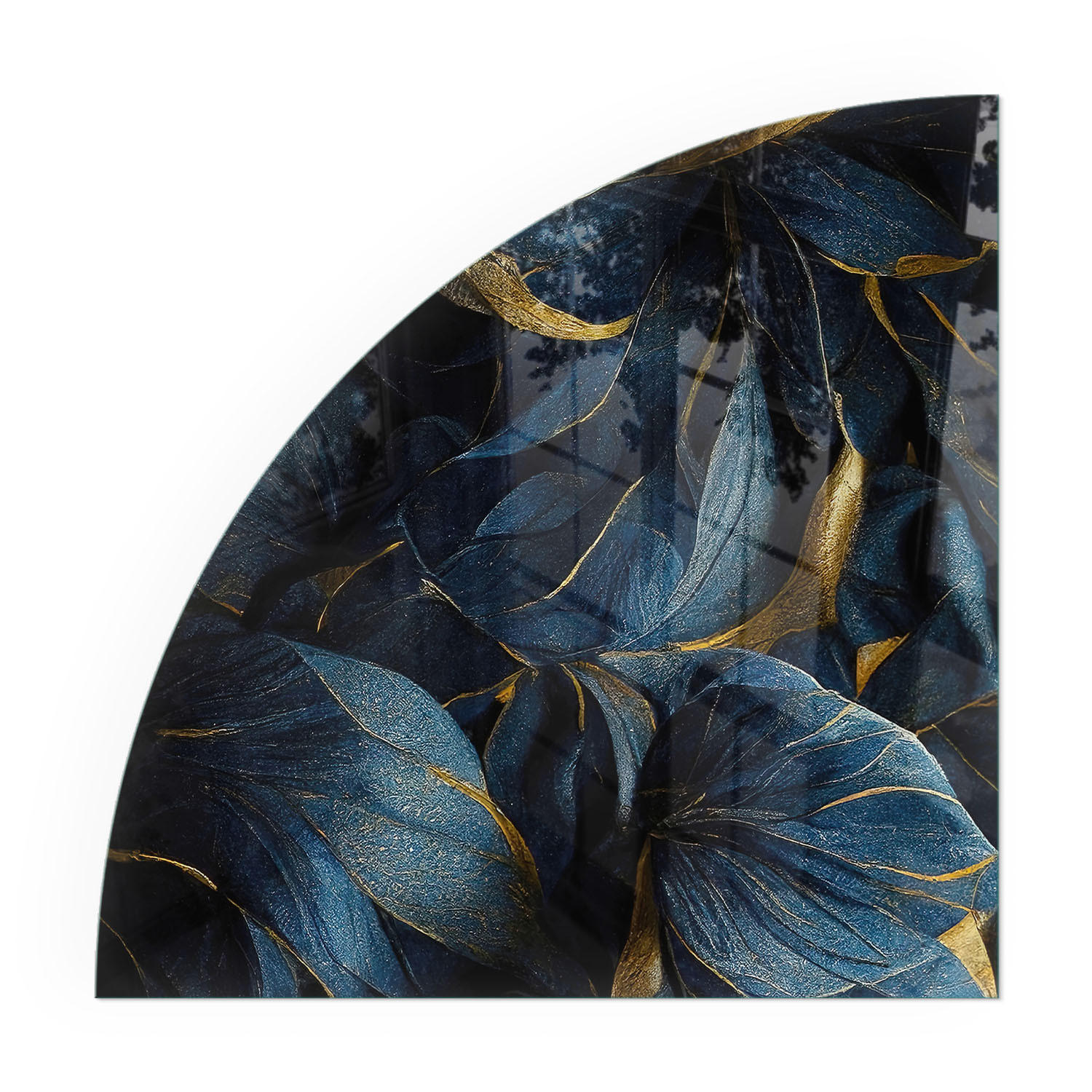 TULUP PODLOŽKA POD KRB 1/4 100x100 cm - Elegantní listy v textuře