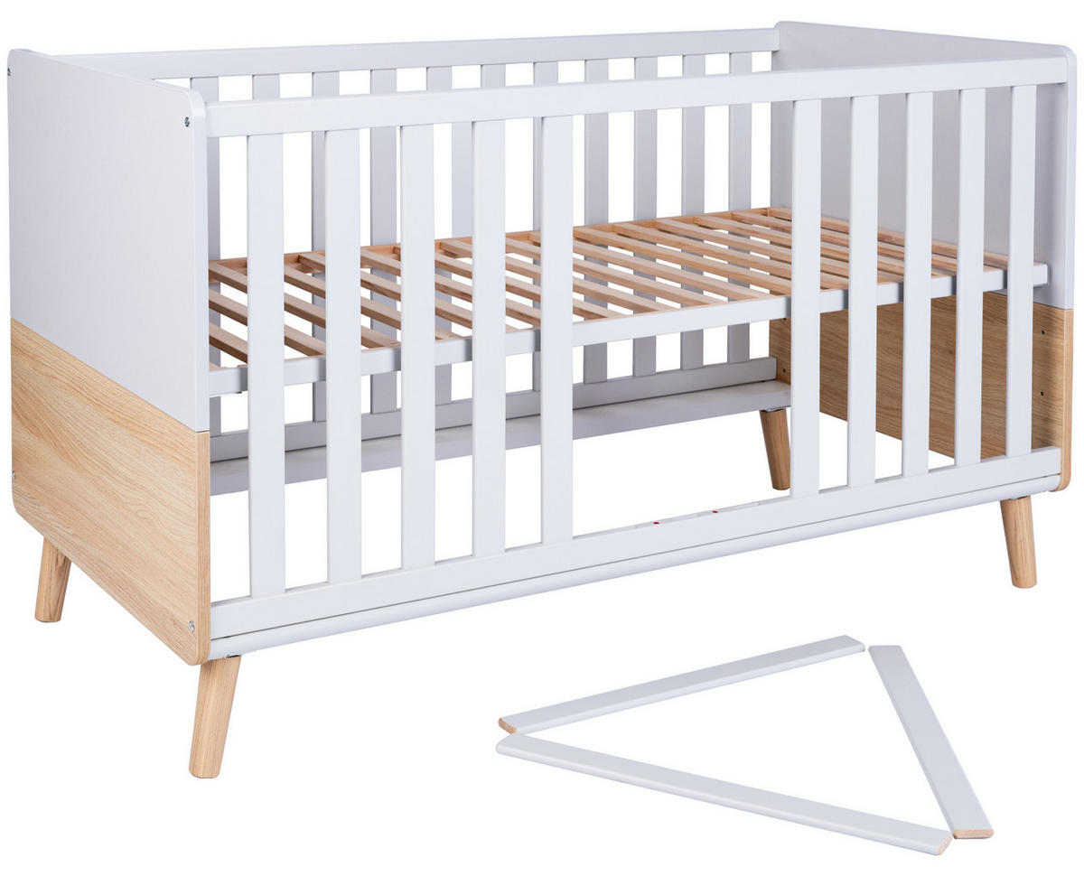 BABYZIMMER Set Lovis 2-teilig - Eichefarben/Hellgrau, Holz/Holzwerkstoff (1/1/1cm) - arthur berndt