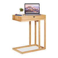 BEISTELLTISCH - Hellbraun, Holz (35/55/68cm) - Relaxdays
