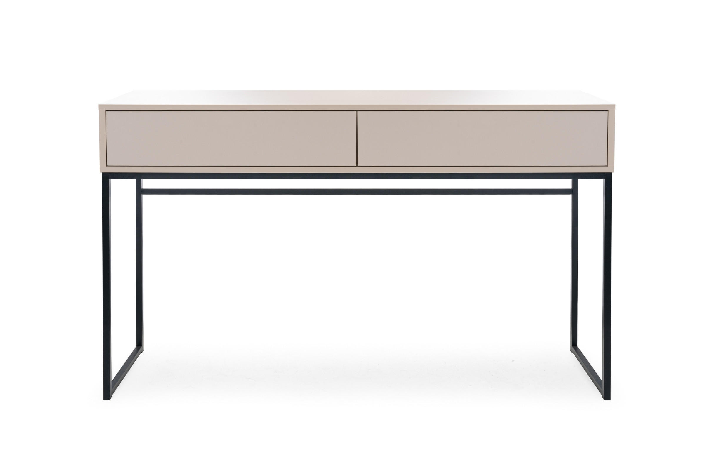 SCHMINKTISCH GENEVE 137/83/37 cm in Sandbeige - Beige, Holzwerkstoff (37/137/83cm) - Deine Möbel 24