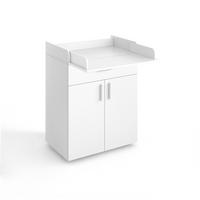 PREBAĽOVACÍ PULT Lena biely - biela, kompozitné drevo (75/100/50cm) - Vicco