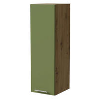HÄNGESCHRANK Brerra W4/30 Eiche Artisan / RAL 6025 farngrün Matt 30 / 32,5 / 96cm - Eiche Artisan/Grün, Holz/Holzwerkstoff (30/96/32.5cm) - Feldmann-Wohnen